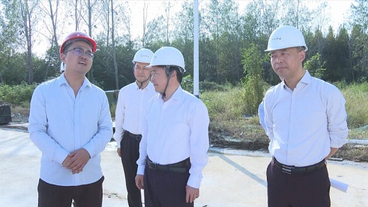 宿州市領(lǐng)導(dǎo)到興元科技調(diào)研技改投資項目建設(shè)工作