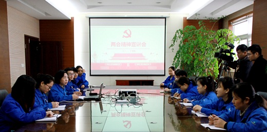 全國人大代表丁宏鎖及時宣講兩會精神促進企業高質量發展